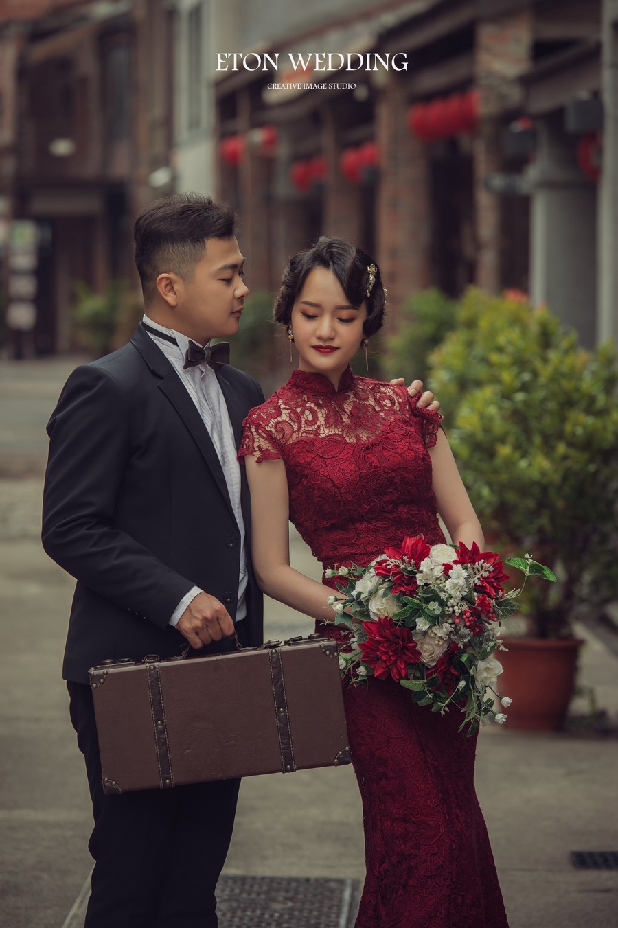 台北復古中式婚紗,台北婚紗風格